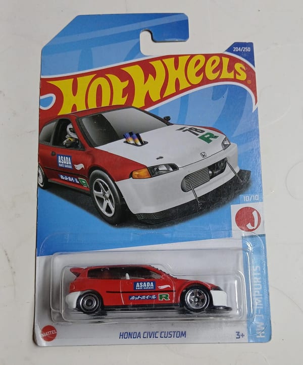 Honda Civic Custom Asada (Red/White)