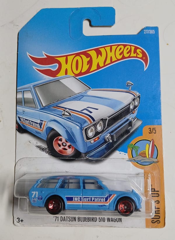 '71 Datsun Bluebird 510 Wagon (Blue/White)