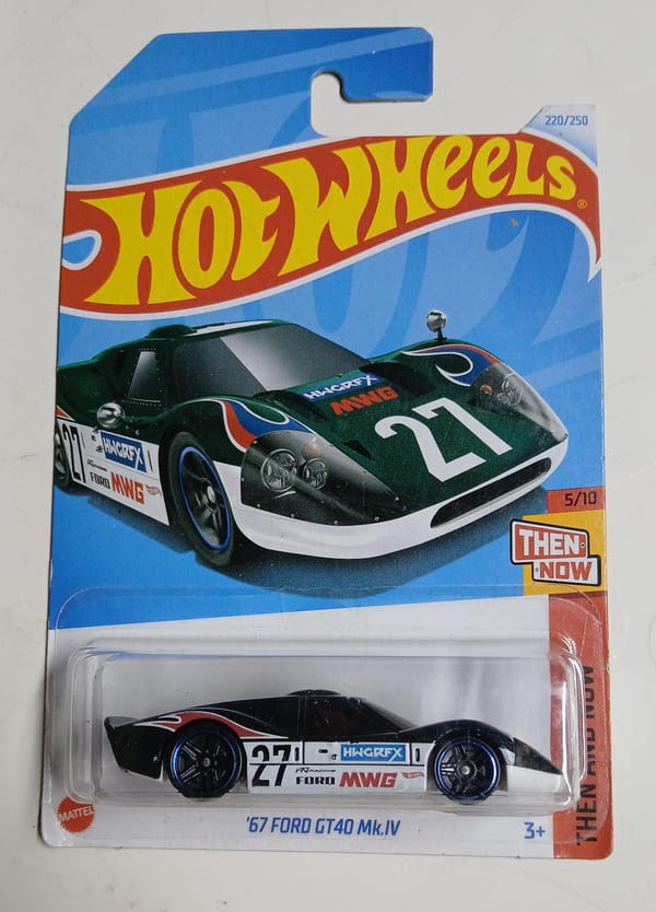 '67 Ford GT40 Mk.IV (Black/White/Red)