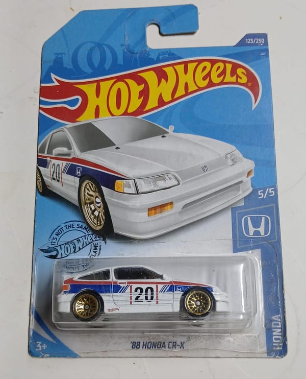 '88 Honda CR-X (White/Red/Blue)