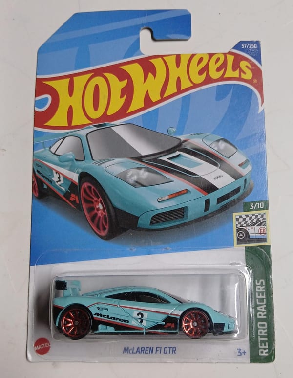 McLaren F1 (Light Blue/Orange)